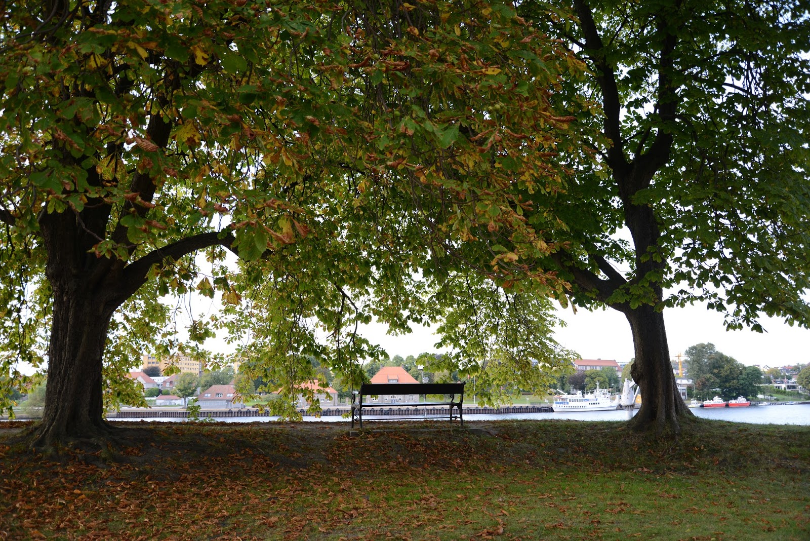 Parken rundt Gamlebyen Fredrikstad